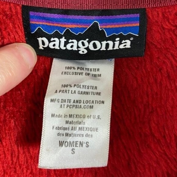Patagonia Snap Pullover Sweater Recycled Fleece Size Small Synchilla Quarter Zip - Picture 8 of 11